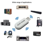 B10 Dual Output USB Wireless Bluetooth Audio Receiver AUX Bluetooth Adapter - Image 3