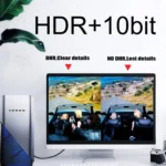 DP Cable 8K Computer Monitor Connection Cable 30AWG OD6.3MM With Nylon Mesh - Image 3