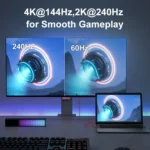 Version 2.1 Mini DP To DP Cable Monitor Computer Video Adapter Cable 30AWG OD6.3MM - Image 5