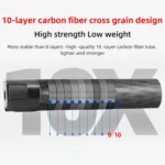 Carbon Fiber Portable Folding Tripod SLR Camera Low Gravity Center Gimbal Photography Bracket - Image 9