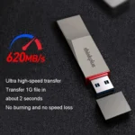 Lenovo Thinkplus TU180 Pro USB3.2 Metal Mobile Flash Drive - Image 5