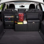 Car Multi-function Leather Trunk Foldable Storage Box