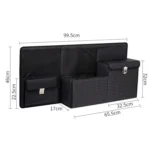 Car Multi-function Leather Trunk Foldable Storage Box - Image 2