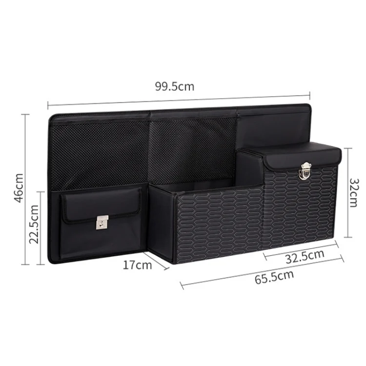 TBD06041486_B1.webp Car Multi-function Leather Trunk Foldable Storage Box - Image 2