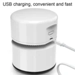 Desktop Mini Vacuum Cleaner USB Rechargeable Office Home Portable Paper Cleaner - Image 4