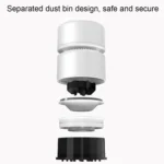 Desktop Mini Vacuum Cleaner USB Rechargeable Office Home Portable Paper Cleaner - Image 5