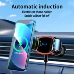 15W Car Wireless Charging Bracket Auto Induction Electric Navigation Bracket - Image 4