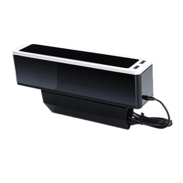 Car Seat Gap Storage Box with 2 USB Charging Port