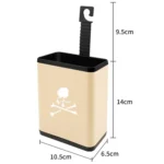 Multifunctional Car Dustbin Car Seatback Door Hanging Storage Box - Image 2