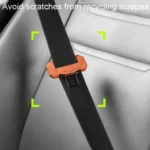 Car Seatbelt Buckle Protective Cover Anti Scratch Silicone Protector For Safety Belt Plugs - Image 4