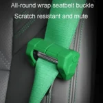 Car Seatbelt Buckle Protective Cover Anti Scratch Silicone Protector For Safety Belt Plugs - Image 8