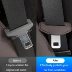 For BMW 1pair Seatbelt Insert Protector Bumper Belt Chuck Decoration - Image 8