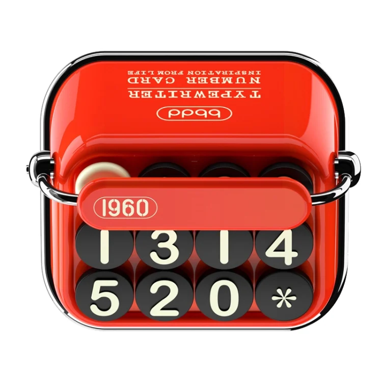 Bbdd Vintage Typewriter Temporary Parking License Plate Car Moving Phone Number Plaque
