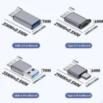 Micro B Male Adapter USB Link HDD Enclosure Interface Converter - Image 2