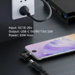65W Female To Type-C Male DC Power To PD Power Laptop Multifunction Adapter - Image 6