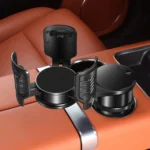 Carbon Fiber Multifunctional Car Modified Water Cup Holder Ashtray