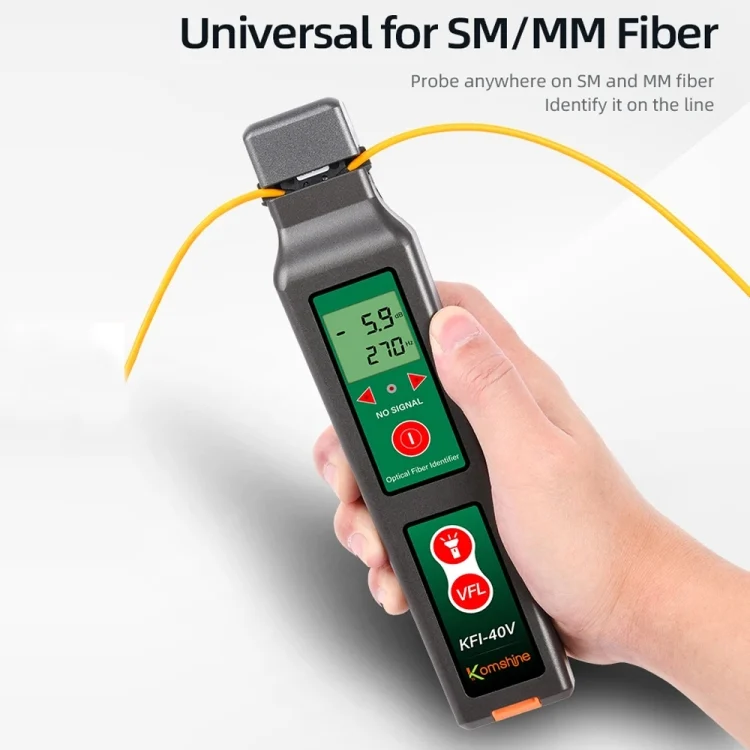 TBD06042176_B8.webp Komshine Fiber Optic Identifier Optical Cable Signal Direction Identifier With VFL Red Light 10mW - Image 9