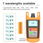 Komshine Mini Handheld Optical Power Meter Fiber Loss Measurement - Image 7