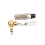 Zinc Alloy L-Shaped 90 Degree 3.5mm Stereo Headset Wire Welding Plug - Image 3