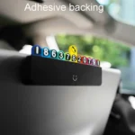 bbdd Temporary Parking License Plate Concealable Car Removal Number Plate - Image 7