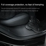 For Tesla Model Y Rear Door Built-In Sill Strip Rear Seats Anti-Kick Leather Protective Pad - Image 7