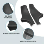 For Tesla Model Y Rear Door Built-In Sill Strip Rear Seats Anti-Kick Leather Protective Pad - Image 8