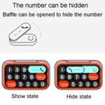 bbdd Keyboard Modeling Moving Number Plate Car Temporary Parking License Card - Image 4