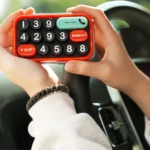 bbdd Keyboard Modeling Moving Number Plate Car Temporary Parking License Card - Image 9