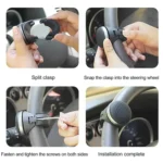 DM-123 Car Steering Wheel Auxiliary Bearing Universal Turning To Help Saving Effort To Turn To Help Ball - Image 7