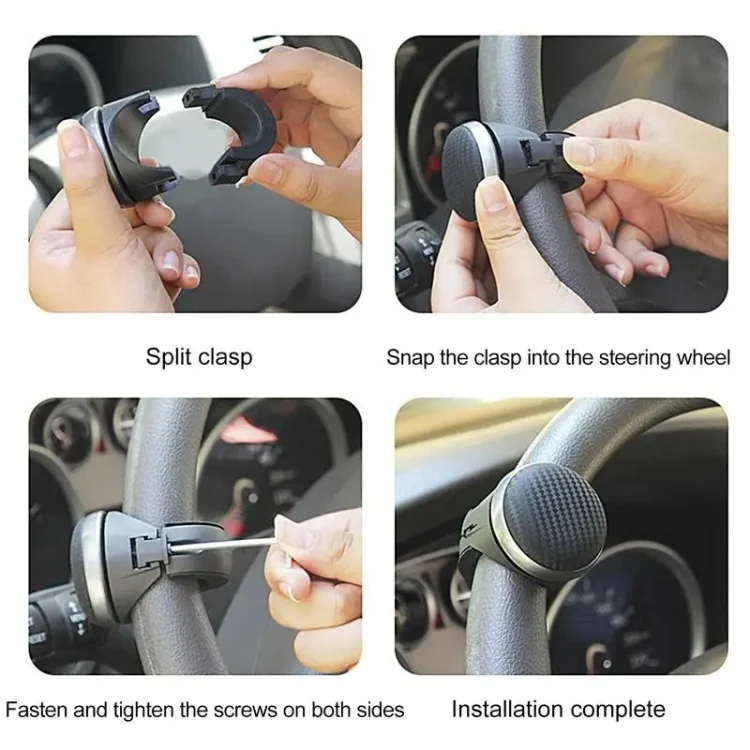 TBD06042270_B6.webp DM-123 Car Steering Wheel Auxiliary Bearing Universal Turning To Help Saving Effort To Turn To Help Ball - Image 7