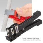 Komshine Horizontal Loose Tube Stripper Fiber Optic Cable Stripping Tool - Image 4