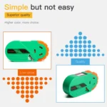 Komshine Handheld Cassette Optical Fiber Connector Cleaning Cartridge With Core - Image 8