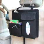Felt Car Storage Bag Car Back Seat Hanging Organizer Bag