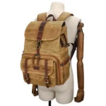 Large Capacity SLR Digital Camera Bag Laptop Backpack Canvas Storage Bag - Image 8