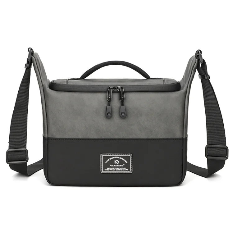 PU Leather Shoulder Crossbody Photography Bag SLR Camera Bag Lens Storage Bag