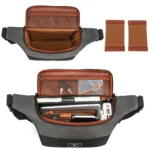 PU Leather Shoulder Crossbody Photography Bag SLR Camera Bag Lens Storage Bag - Image 5