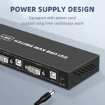 4K DVI USB KVM Switch DVI 2 In 1 Out Adapter Two Computer Shared Switcher Hub - Image 6