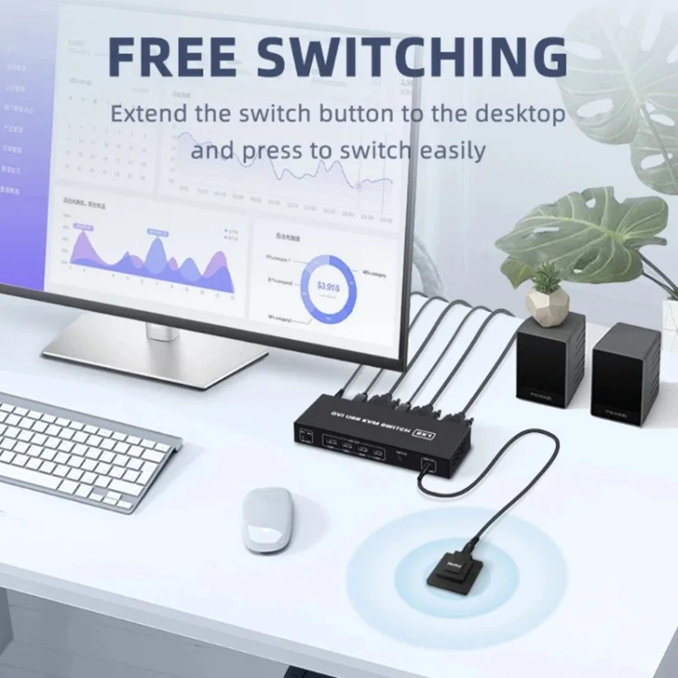 TBD06042349_B6.webp 4K DVI USB KVM Switch DVI 2 In 1 Out Adapter Two Computer Shared Switcher Hub - Image 7