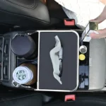 Car Tissue Box Multifunction Cup Holder Armrest Box Storage Box - Image 5