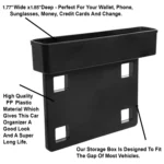 SHUNWEI SD-1513 Car Seat Seam Storage Box Mobile Phone Standing Storage Supplies In Car - Image 3