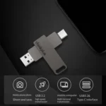 Lenovo Thinkplus MU110 USB3.2+Type-C Dual Interface Rotation Flash Drive - Image 5