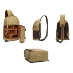 Outdoor Canvas Wear-resistant Waterproof Photography Shoulder Bag - Image 8