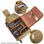 Outdoor Canvas Wear-resistant Waterproof Photography Shoulder Bag - Image 2