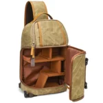 Outdoor Canvas Wear-resistant Waterproof Photography Shoulder Bag - Image 5