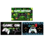 180x110cm Game Console Theme Birthday Background Birthday Party Decoration Banner - Image 2