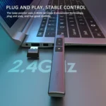 Deli  2.4GHz Page Turner USB Clicker With Red Light For PPT - Image 4