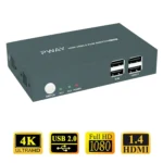 PWAY PW-S7201H 2 In 1 Out HDMI KVM Switch 4K HD Video Screen Cutter - Image 2