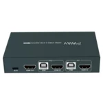 PWAY PW-S7201H 2 In 1 Out HDMI KVM Switch 4K HD Video Screen Cutter - Image 3
