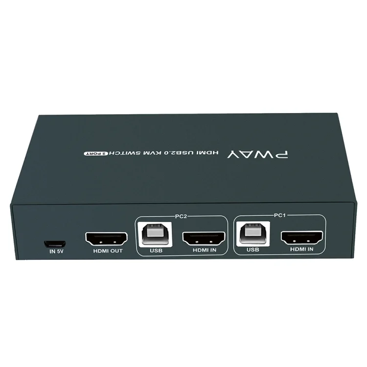 TBD06042596_2.webp PWAY PW-S7201H 2 In 1 Out HDMI KVM Switch 4K HD Video Screen Cutter - Image 3