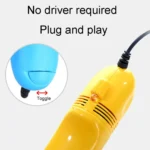 Mini USB Interface Keyboard Cleaning Brush Portable Computer Dust Remover - Image 4